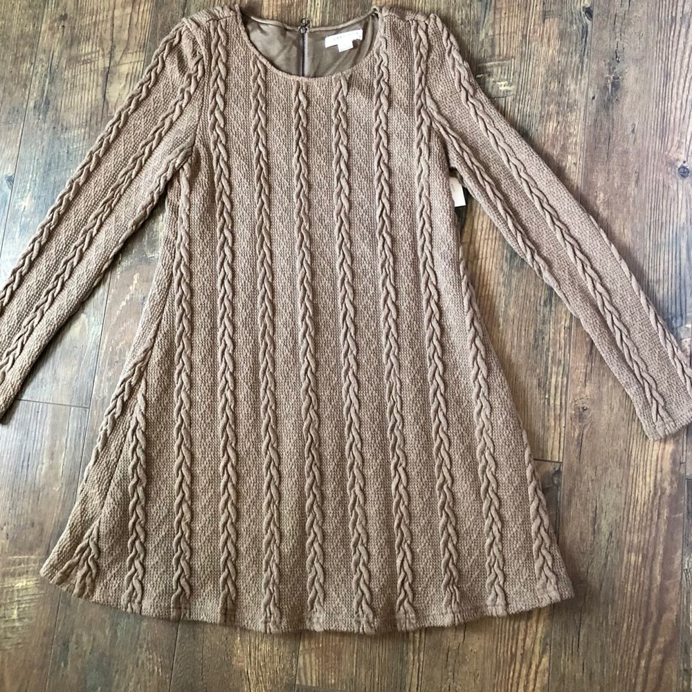 Long sleeve sweater dress. NWT